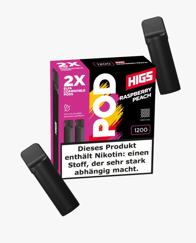 Higs XL POD Raspberry Peach Nachfüllpack